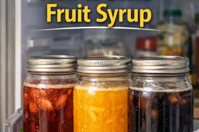 marleen advice How to store fruit syrup