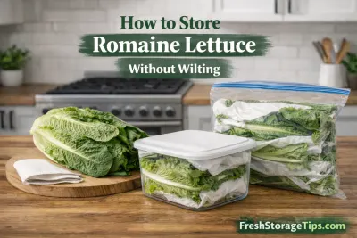 advice How to Store Romaine Lettuce Without Wilting
