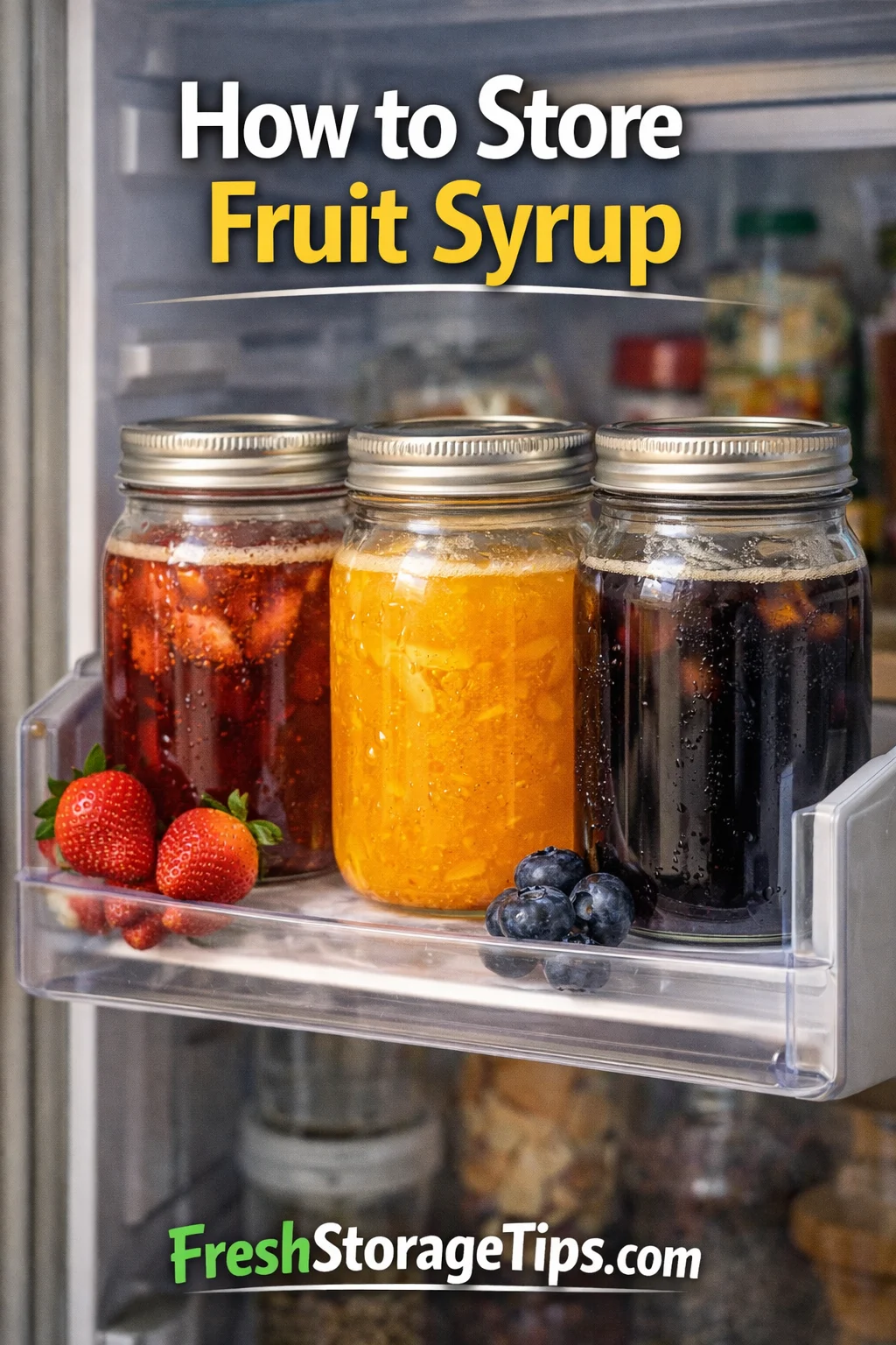 marleen advice How to store fruit syrup