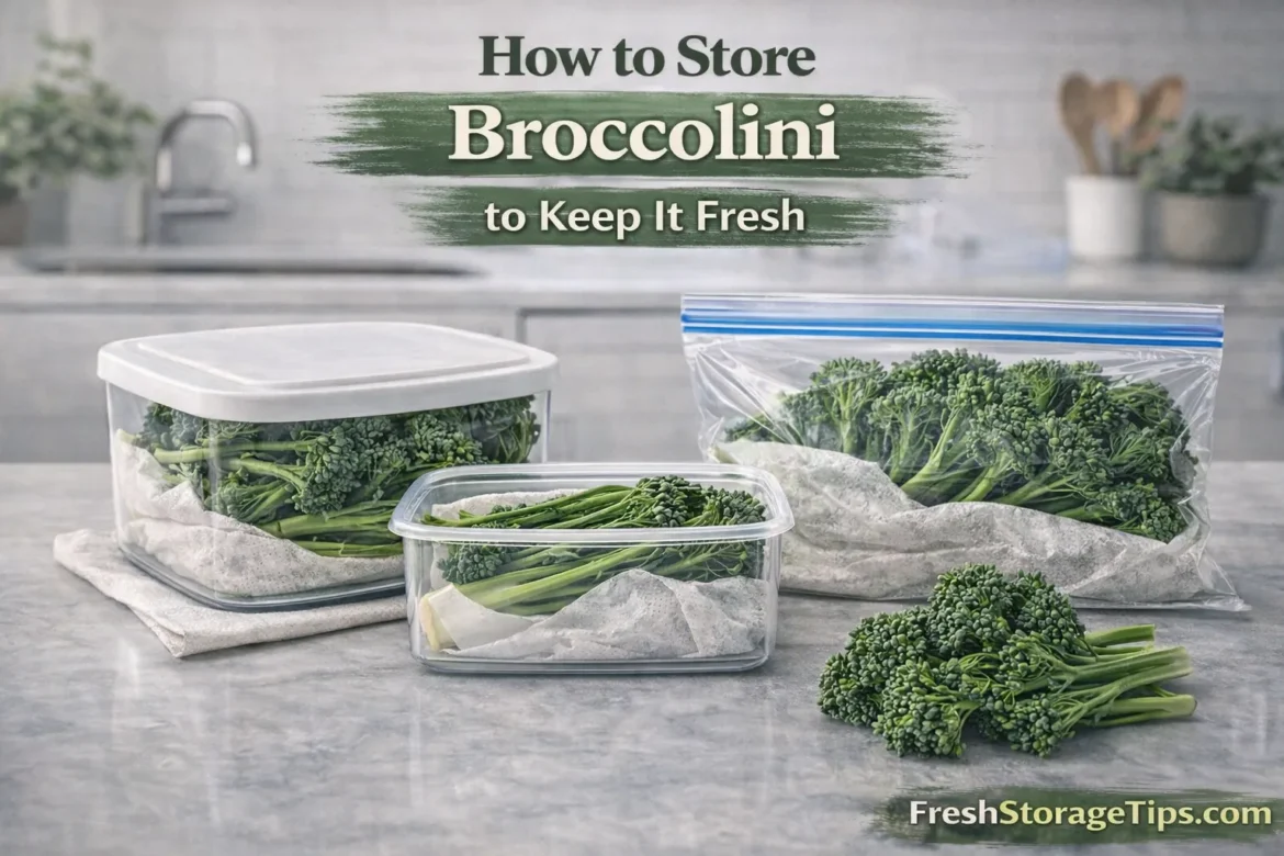 tips How to Store Broccolini to Keep It Fresh