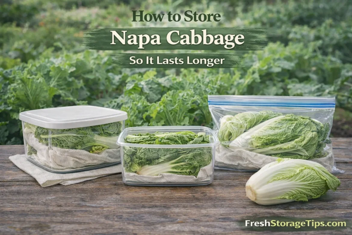 How to Store Napa Cabbage So It Lasts Longer