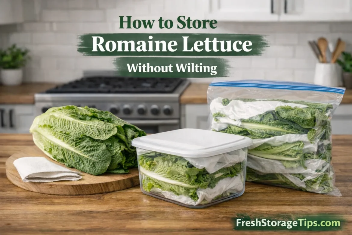 advice How to Store Romaine Lettuce Without Wilting